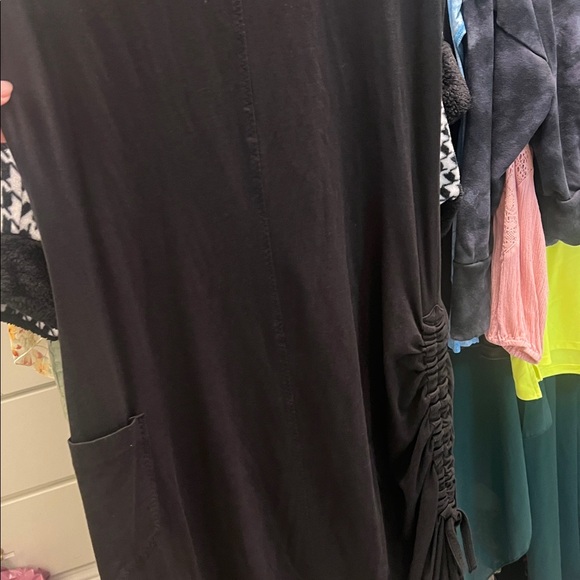 Toad&Co black sleeveless V-neck midi dress - Picture 5 of 5